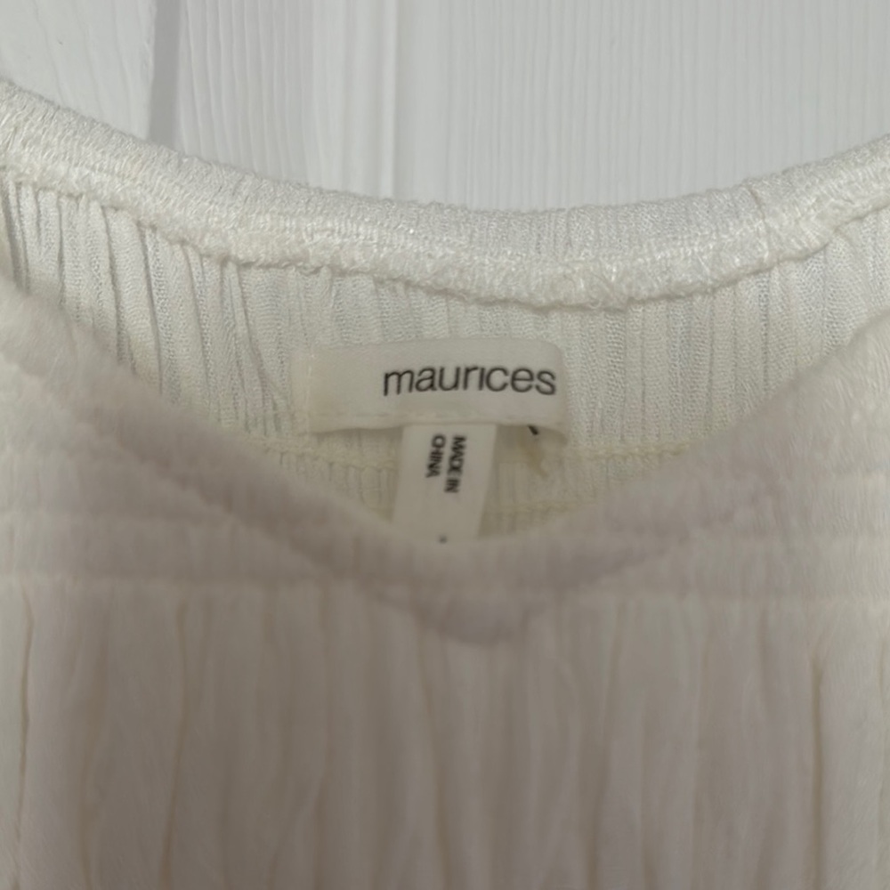 Maurices Ivory Textured Blouse - Picture 2 of 6